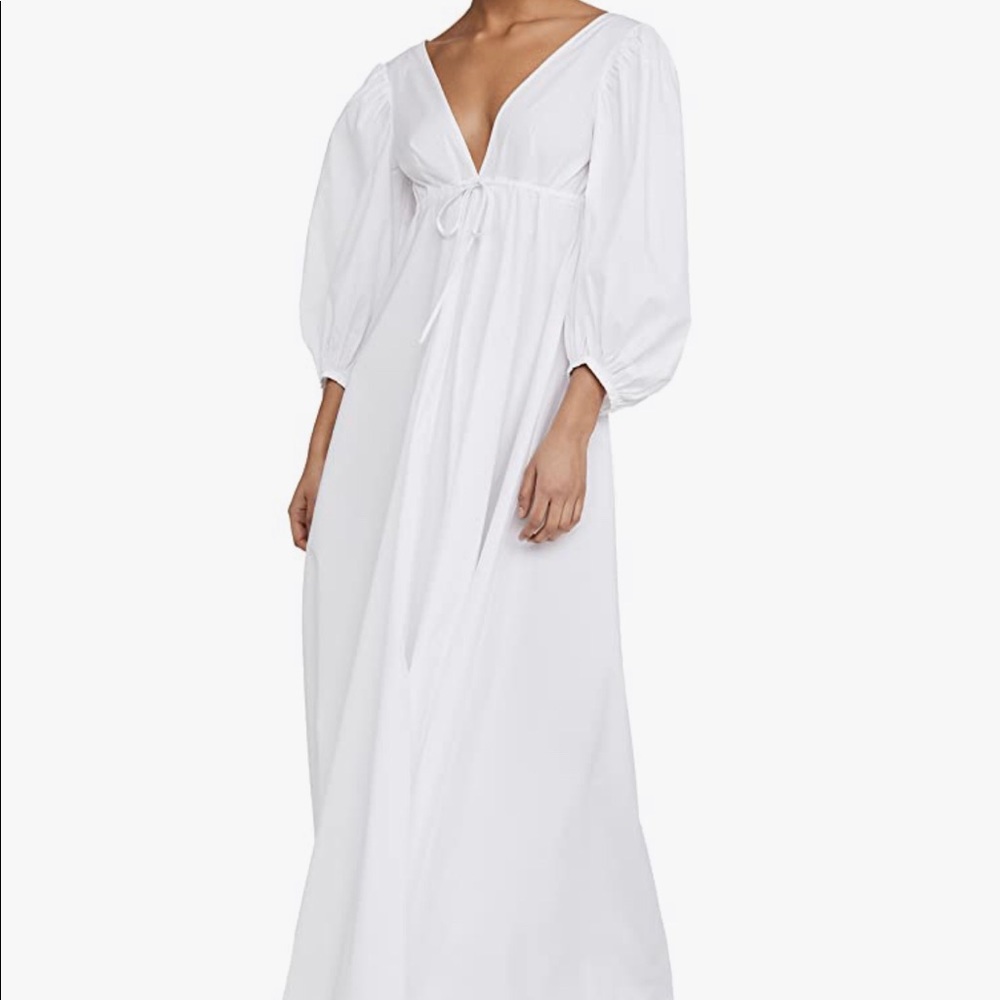 STAUD Amaretti Dress in White NWT